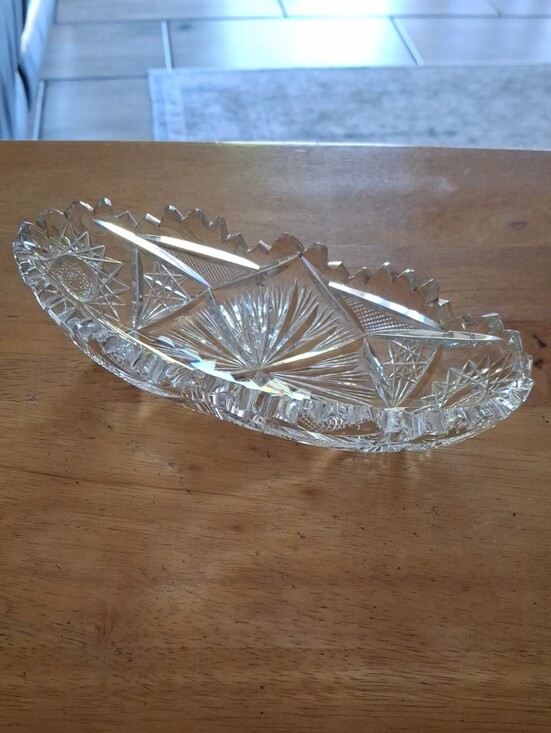 Other - Antique ABP Crystal Relish Dish
